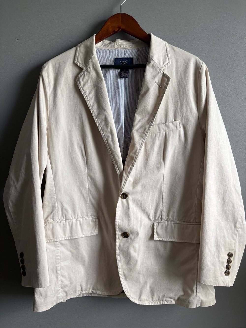 Brooks Brothers “346” 100% Cotton Blazer